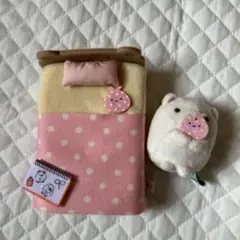 すみっコぐらし　ベッド&白くまぬいぐるみセット