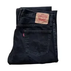 Levi's 505 後染め ブラックデニムパンツ メキシコ製 W34 L32