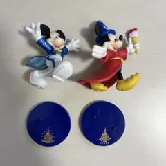 ミッキーミニチュアフィギュア　2個セット