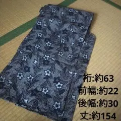 1087☆浴衣 リップル 綿100% 藍染 3枚セット おまとめ リメイク素材