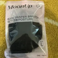 MoonUp ボディシェイパーブラ ブラック L