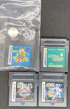 動作未確認　ソフトのみ　ゲームボーイカラーソフト　４点セット