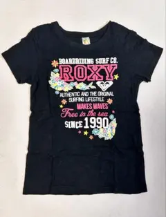 4*o様 【3/31まで】ROXY ブラック Tシャツ Mサイズ ロキシー 黒