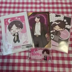 合コンに行ったら女がいなかった話　くじメイト　タワレコ　特典ポストカード　バッジ