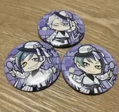 ツイステ　スケアリー　ハロウィン　缶バッジ　アズール　ジェイド　フロイド