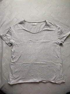 Re:room グレー ストライプ Tシャツ　Sのサムネイル