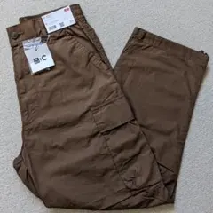 【新品未使用】ユニクロC ワイドフィットカーゴパンツ S ブラウン