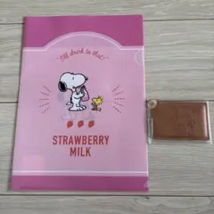 【新品】スヌーピー クリアファイル＆ケース入りカードミラー