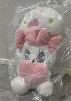エスターバニー ハートポケットBIGぬいぐるみ ぬいぐるみ ホワイト 白 ハート