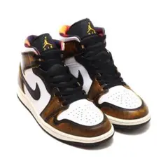 AIR JORDAN 1 MID SE BLACK/TAXI-WHITE