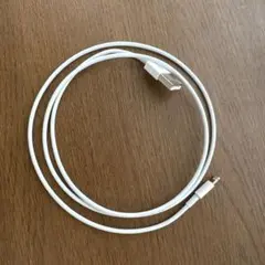 USB-A to Lightningケーブル 約1メートル ホワイト