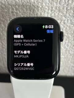 Apple Watch Series 7 ミッドナイトブラック45mm