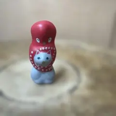 【美品】相良人形 猫に蛸 カプセルトイ