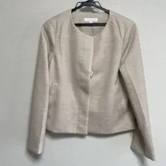 UNIQLO レディース ツイードノーカラージャケット M【新品】