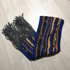 COOGI マフラー 激レア 一点物 デザイン 90s 00s 虹色 レインボー