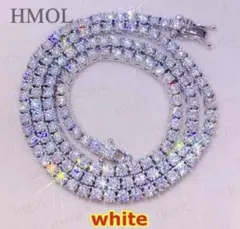 【人気急上昇】モアサナイト テニスチェーンネックレス｜S925 × 証明書付