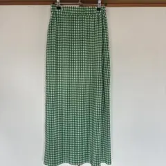 ボンジュールサガン ギンガムチェック ロング タイトスカートのサムネイル