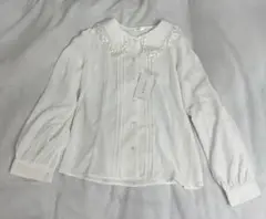 新品未使用タグ付き　COLZA Honeys レース襟ブラウス