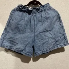 gu デニム　キュロット　150