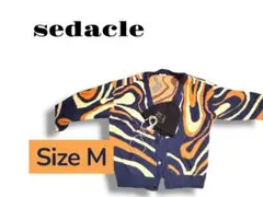 sedacle ウェーブ柄 ニットカーディガン サイズMのサムネイル