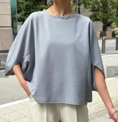 Chez toi(シェトワ)　梨地ヤッコスリーブプルオーバーのサムネイル