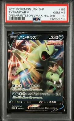 バンギラスV sa 【psa10】 PSA10鑑定済〕バンギラスV(SA)【SR】{077/070}