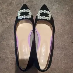 オリエンタルトラフィック　パール ビジュー フラットシューズ 35