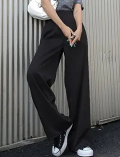 SHEIN／DAZY ブラック ワイドパンツ XS