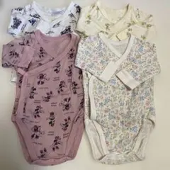 ユニクロ UNIQLO 長袖 ロンパース 前開き セット売り