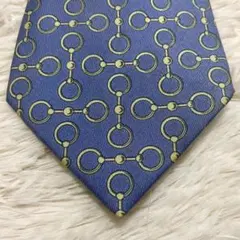 【Julセール~7/18】エルメス HERMES ネクタイ ブルー ホースビットのサムネイル