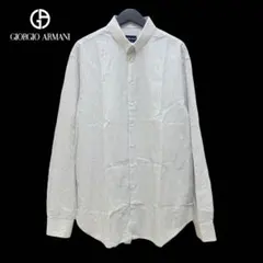 GIORGIO ARMANI ドレスシャツ 長袖 チェック柄 イタリア製 - メルカリ