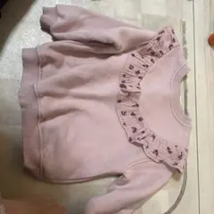 ZAJA ピンク フリル トレーナー 18M