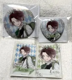 DIABOLIK LOVERS ライト　AMD 缶バッジ&ポラ風ラメカードセット