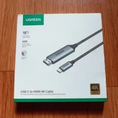 UGREEN USB Type-C to HDMI 変換ケーブル 4K