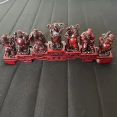七福神 置物 7体セット 七福神橋