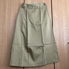 パラスパレス　コットン フレアスカート ベージュのサムネイル