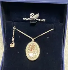 ★SWAROVSKI スワロフスキー ネックレス オーバル クリスタル