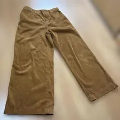コーデュロイ ワイドパンツ