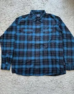 パタゴニア　オンブレチェックシャツ　好配色　XL