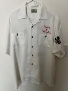 美品】THE REAL McCOY'S ボーリングシャツ ブラック S - メルカリ
