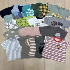 【まとめ売り】男の子　半袖Tシャツ18着セット　サイズ90〜110