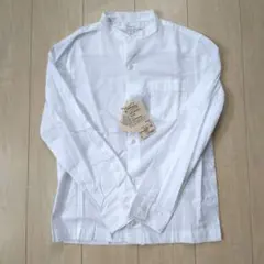 再値下げしました！無印良品タグ付き新品未使用 男女兼用インド手紡ぎ手織りシャツのサムネイル