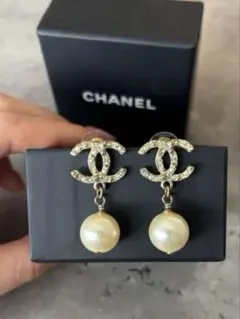 【正規品】【訳あり特価】CHANEL ピアス パール ココマーク