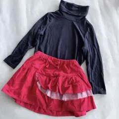 トミーフィルフィガー　タートル ＋ Caldia コーデュロイスカートセット