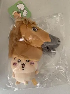 ちいかわ　馬を被ったうさぎマスコット
