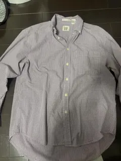 90s OLD GAP ギンガムチェック ボタンダウンシャツ M