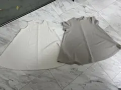 cocaコカレディース チュニック 半袖　ノースリーブ2枚セット Mサイズ