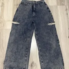 サイドスリットデニム ストレートパンツ　MPのサムネイル