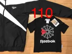 サイズ110ブラック 子供用 REEBOK スタークレスト プリント Tシャツ