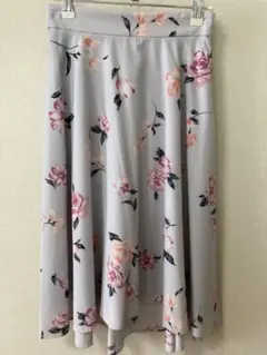 ユナイテッドアローズ　グリーンレーベルリラクシング スカート 花柄